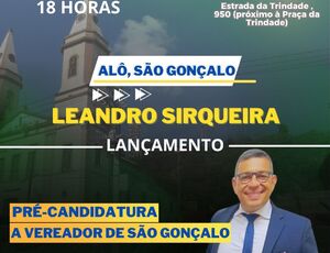 Leandro Sirqueira: Uma Nova Voz Conservadora em São Gonçalo - Lançamento da Pré-Candidatura com o Aval da Família Bolsonaro