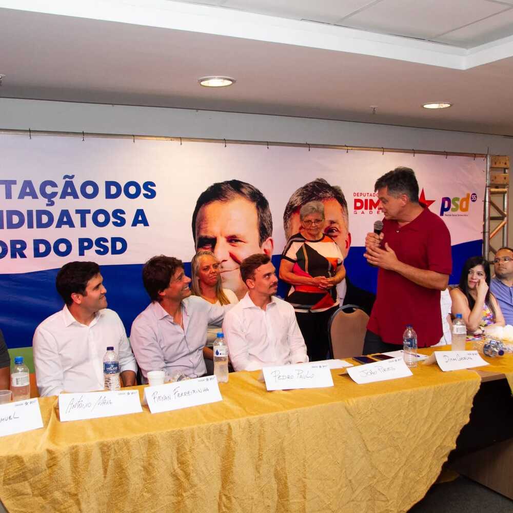 PSD de São Gonçalo se une ao PT em apoio ao candidato Dimas Gadelha na disputa pela prefeitura de São Gonçalo