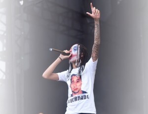 Lollapalooza tem MC no palco pedindo liberdade de traficante