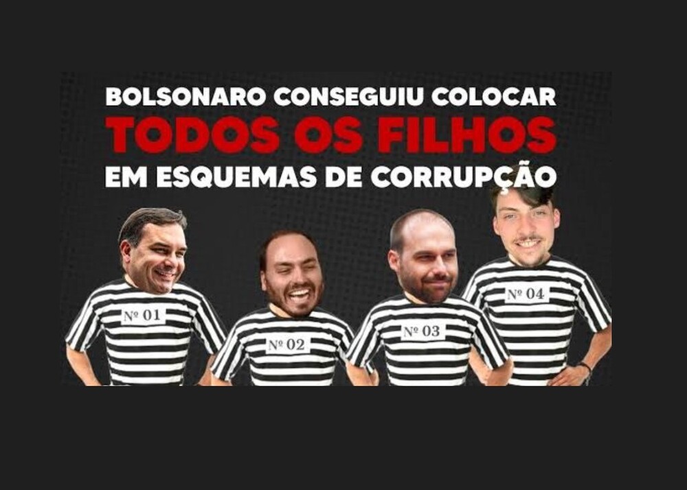 Quatro filhos de Jair Bolsonaro estão sob investigação