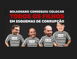 Quatro filhos de Jair Bolsonaro estão sob investigação