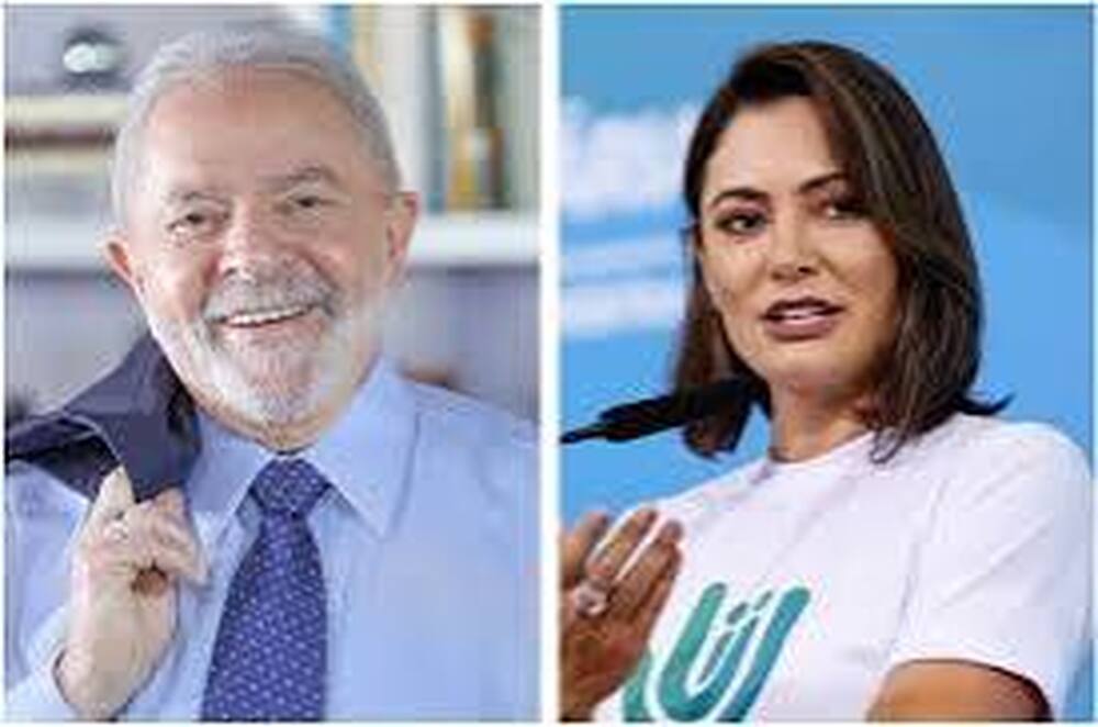Lula venceria Michelle Bolsonaro nos dois turnos em disputa pela Presidência, segundo pesquisa 