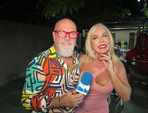Rosana Menezes brilha em entrevista exclusiva durante a festa de aniversário de Alexandre Pichetto