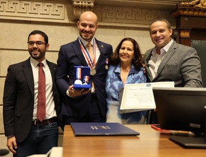 Câmara dos Vereadores concedeu a Medalha Pedro Ernesto, nesta quarta-feira, para a instituição educacional StandWithUs Brasil  (SWU) e para Andre Lajst