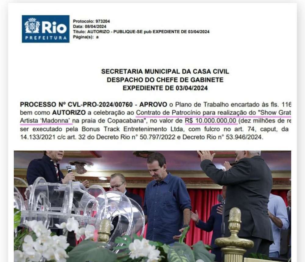 Prefeito gasta 10 milhões com show da Madona e faz cruzada da fé em Reduto de Otoni que responde a altura 