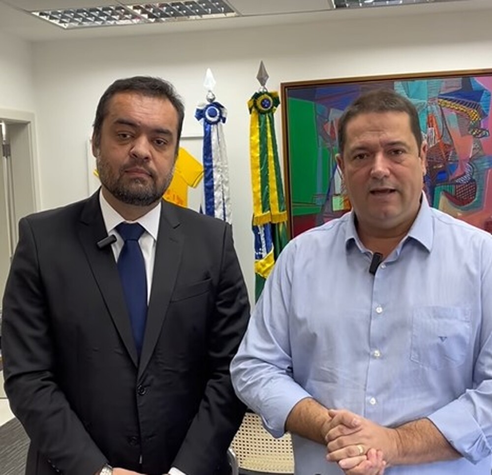 Cláudio Castro e o deputado estadual Léo Vieira (Republicanos), selam compromissos para segurança e desenvolvimento de Meriti 