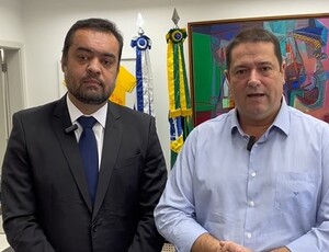 Cláudio Castro e o deputado estadual Léo Vieira (Republicanos), selam compromissos para segurança e desenvolvimento de Meriti 