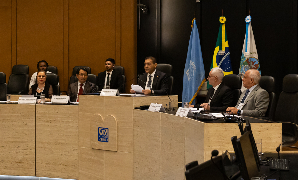 Ministro Nunes Marques (STF) encerra Fórum sobre Segurança e Desenvolvimento Humano