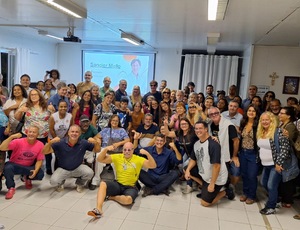 ‘Prefeito, prefeito, lembra de mim?’ Sancler Mello reúne quase 200 pessoas no lançamento de sua pré-candidatura à vereador