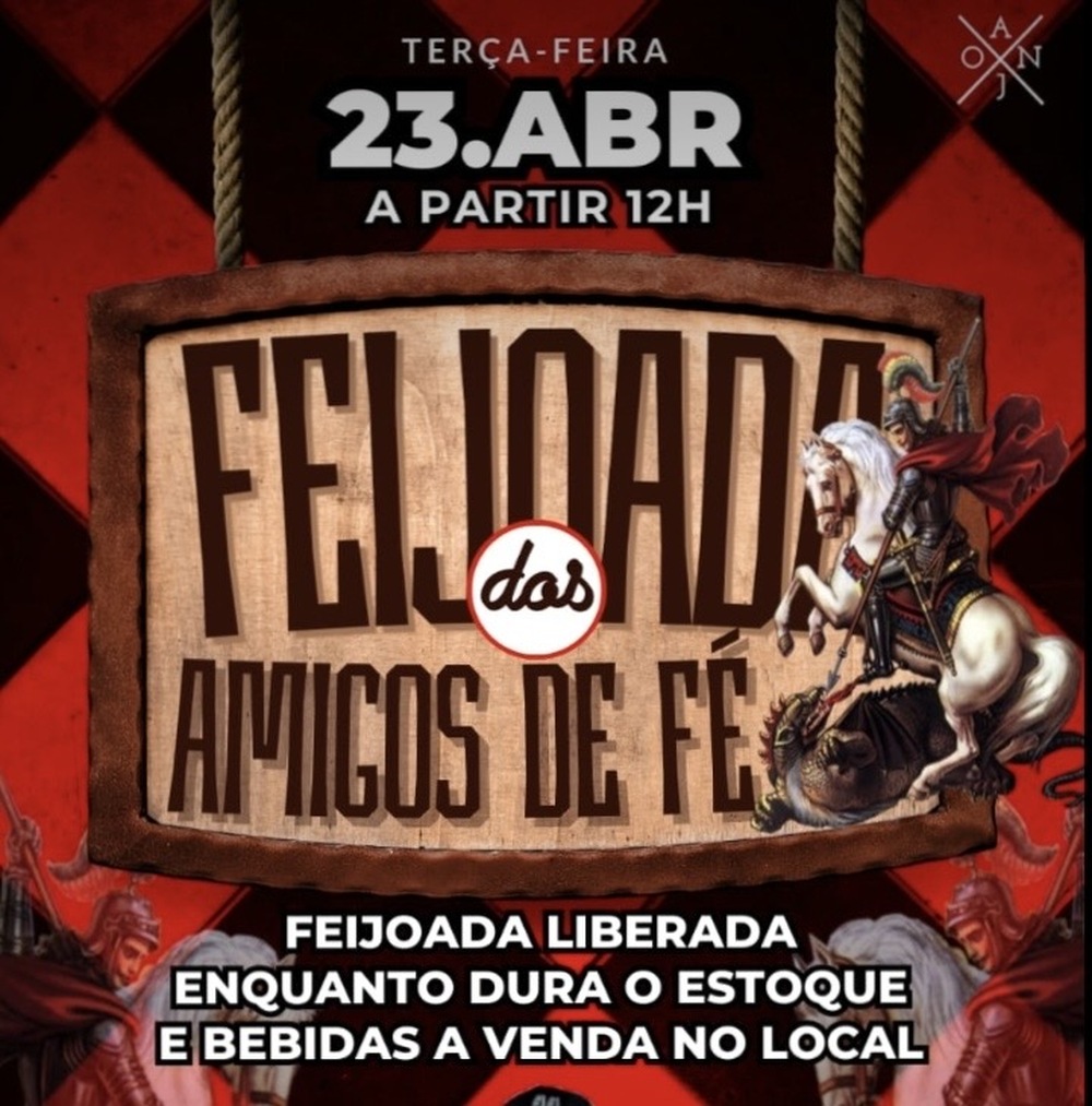 Celebração de São Jorge: Feijoada dos Amigos de Fé, promete reunir fiéis em Nilópolis
