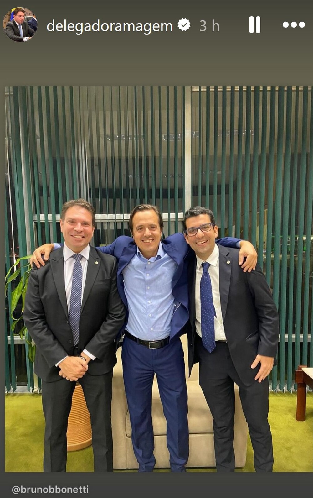 Bonetti assume Presidência do PL no Rio com missão de dobrar bancada de Vereadores e posta foto com Ramagem (PL) e Marcelo Queiroz (PP)?