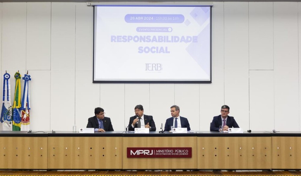 MPRJ recebe o ministro André Mendonça para palestra sobre responsabilidade social