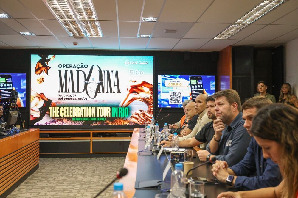 Prefeitura apresenta plano operacional para show da cantora Madonna