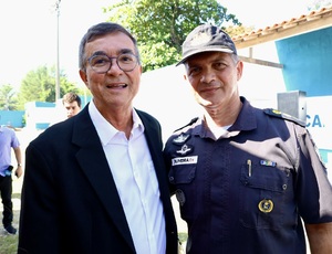 Vice-prefeito de Niterói Paulo Bagueira participa de cerimônia de troca de comando do 12° BPM