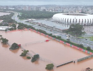 Porto Alegre debaixo d’água: Rodoviária e CTs de Grêmio e Inter são inundados