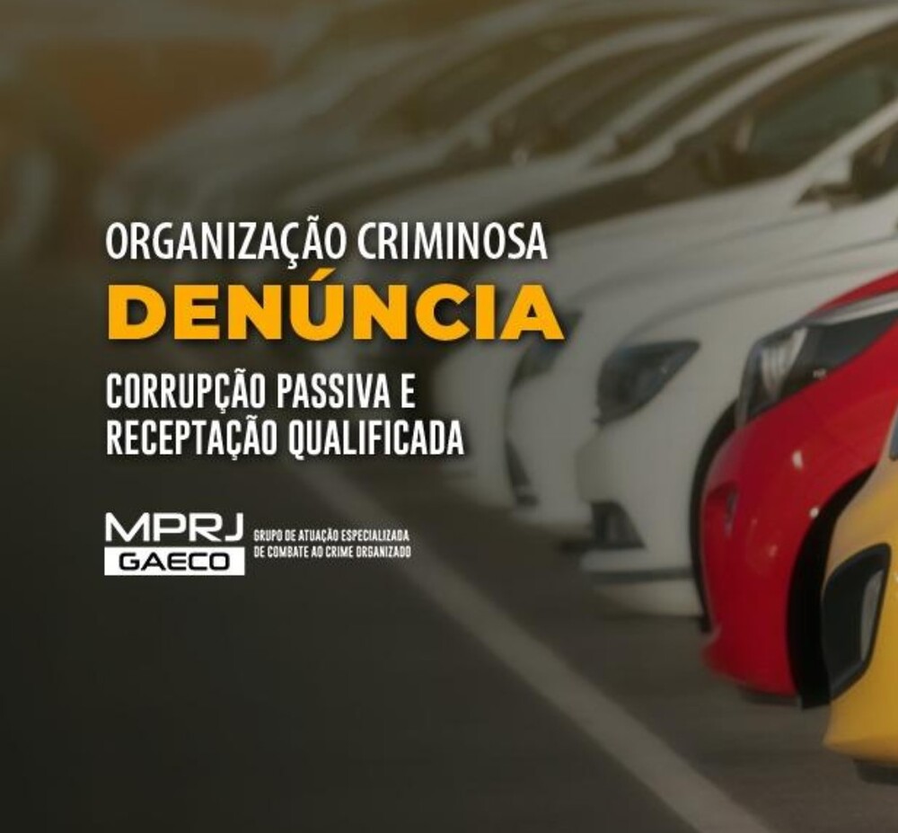 GAECO/MPRJ denuncia dois ex-policiais civis e outras pessoas por associação criminosa armada, corrupção passiva e receptação