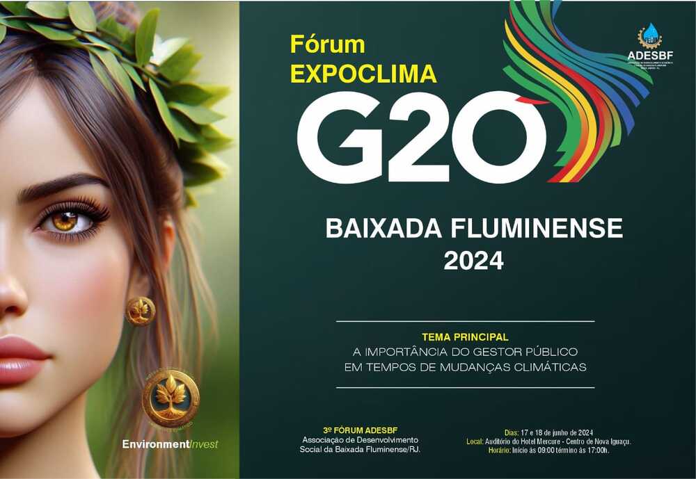 Gestão Pública e Mudanças Climáticas na Baixada Fluminense: Desafios e Soluções (17 e 18 de junho - Hotel Mercure, Nova Iguaçu
