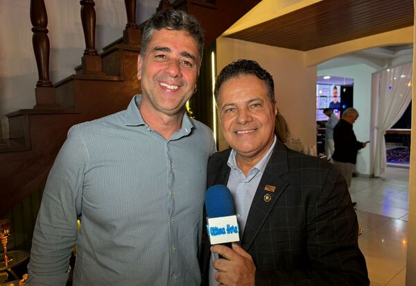 Leonardo Ribeiro, da Ademicon, no lançamento da pré-campanha de Mário Lopes a vereador: apoio empresarial ao desenvolvimento sustentável de Nova Iguaçu