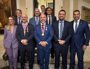 Mais um querido do Governador recebe medalha e vai para disputa com Paes, Fred Pacheco (PMN) será o vice de Rodrigo Amorim (União)