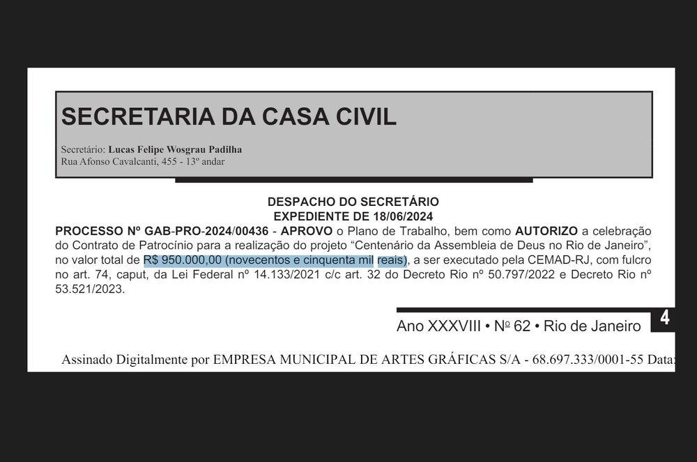 Dinheiro Público Financiando a Fé: Prefeitura do Rio patrocina Eventos Religiosos 'O estado é laico, mas o voto é evangélico'