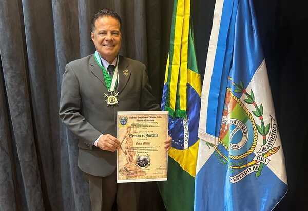 ABRASCI homenageia Oscar Müller com a “Medalha Veritas et Justitia Sobral Pinto” em cerimônia solene