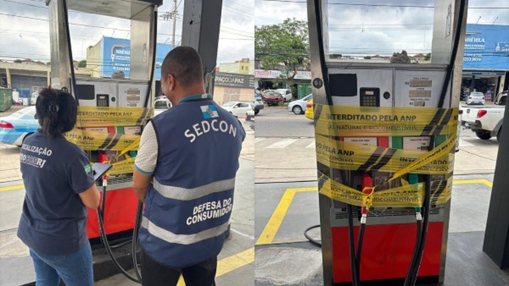 Posto com ‘combustível batizado’ é interditado em Cascadura