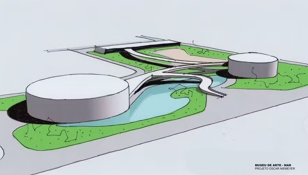 Maricá investe R$ 73 milhões em projetos inéditos de Oscar Niemeyer e quer se tornar polo de arquitetura