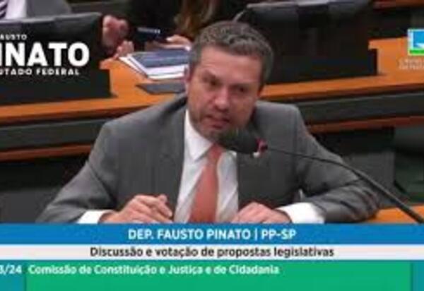 Deputado Fausto Pinato apresenta projeto de anistia para presos do 8 de Janeiro