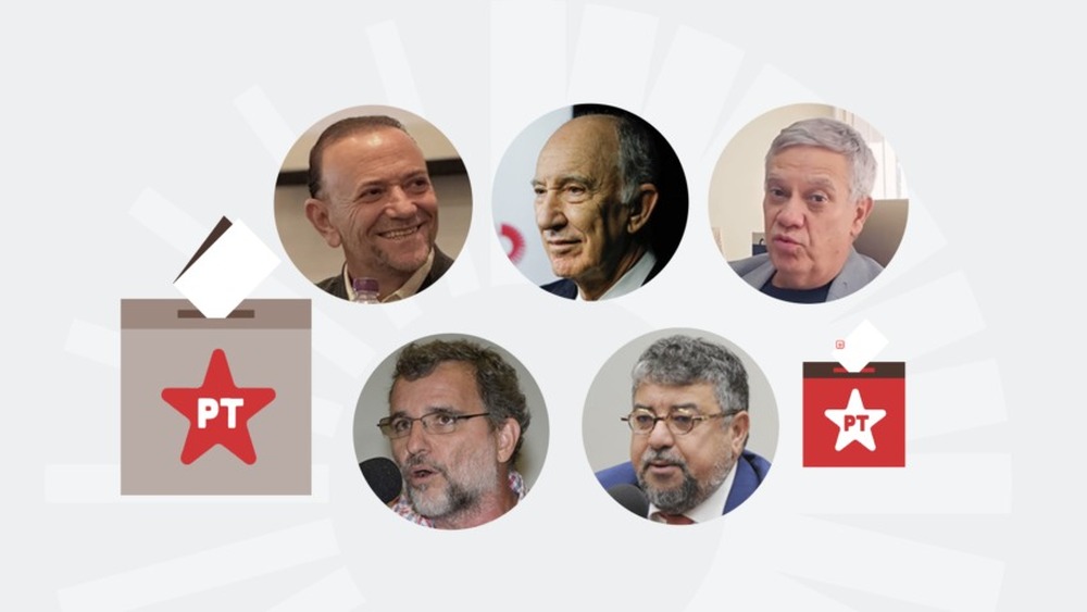 Saiba quem são os 5 candidatos a presidente nacional do PT