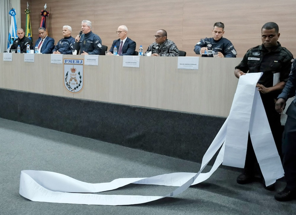Polícia Militar exibe ficha criminal de Thiago da Silva Folly, conhecido como 'TH' depois de seu óbito