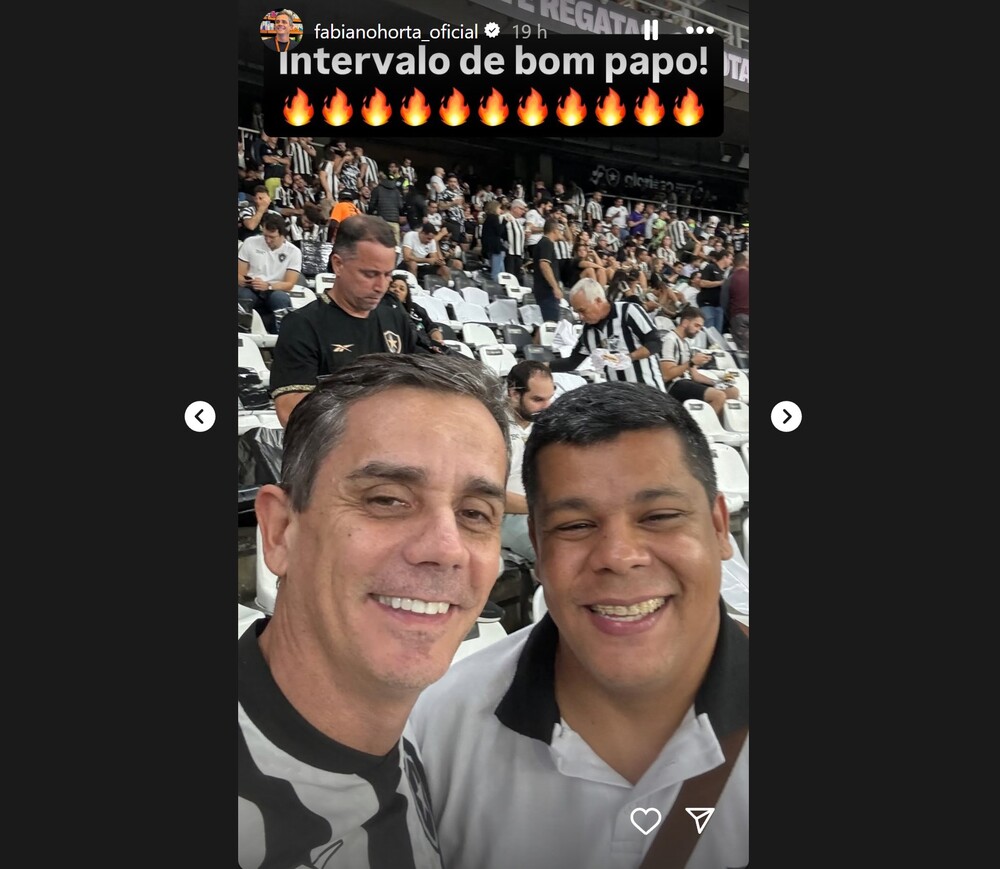 O RECADO NAS ENTRELINHAS: O encontro que ninguém esperava no Maracanã, Fabiano Horta e Leonel de Esquerda 