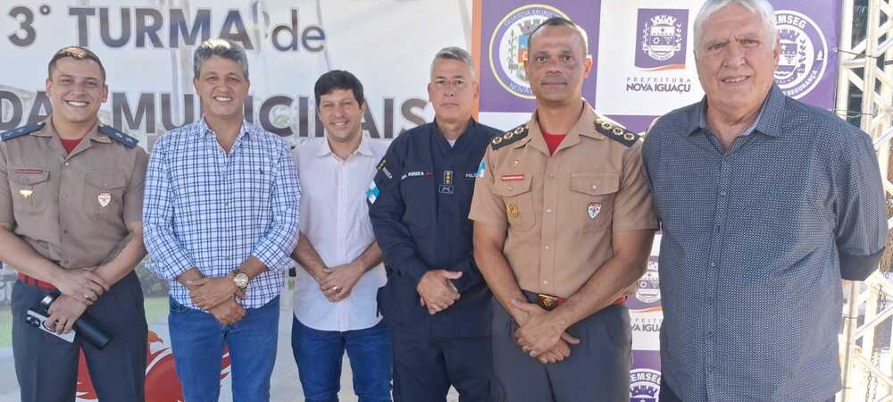 Nova Iguaçu forma 34 novos guardas municipais para reforçar a segurança