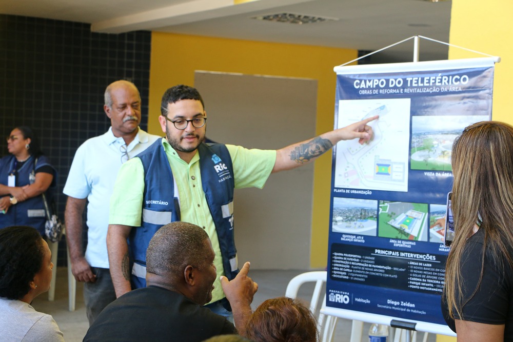 Secretaria de Habitação apresentou uma série de projetos de obras do Morar Carioca nas Zonas Norte e Oeste da cidade