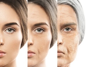 Envelhecimento: Idades da pele