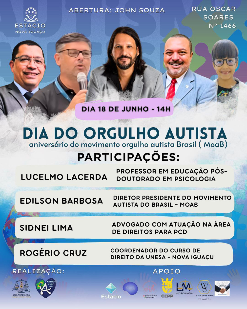 O Instituto LM Social e o Movimento Orgulho Autista Brasil (MoAB) celebram o Dia do Orgulho Autista com evento especial e grandes nomes da causa