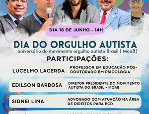 O Instituto LM Social e o Movimento Orgulho Autista Brasil (MoAB) celebram o Dia do Orgulho Autista com evento especial e grandes nomes da causa