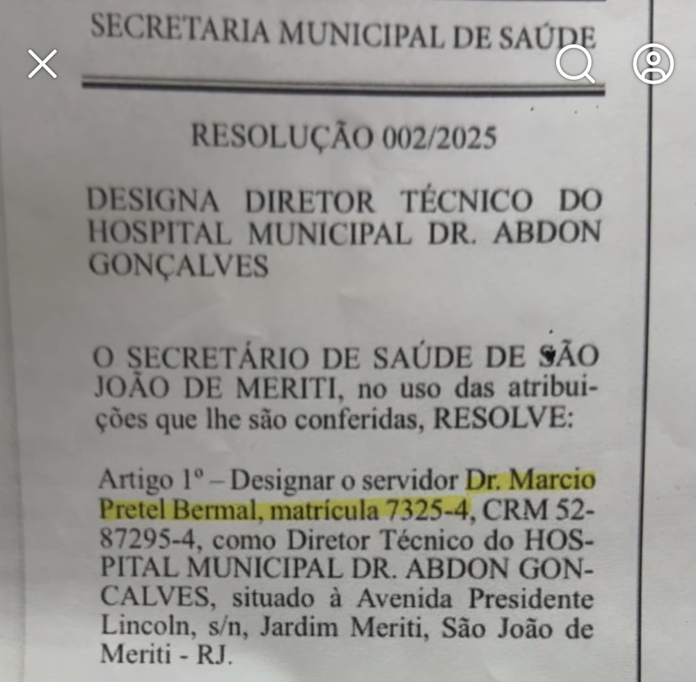 Vereador Denuncia Suposto Esquema de Salários Irregulares na Saúde de São João de Meriti