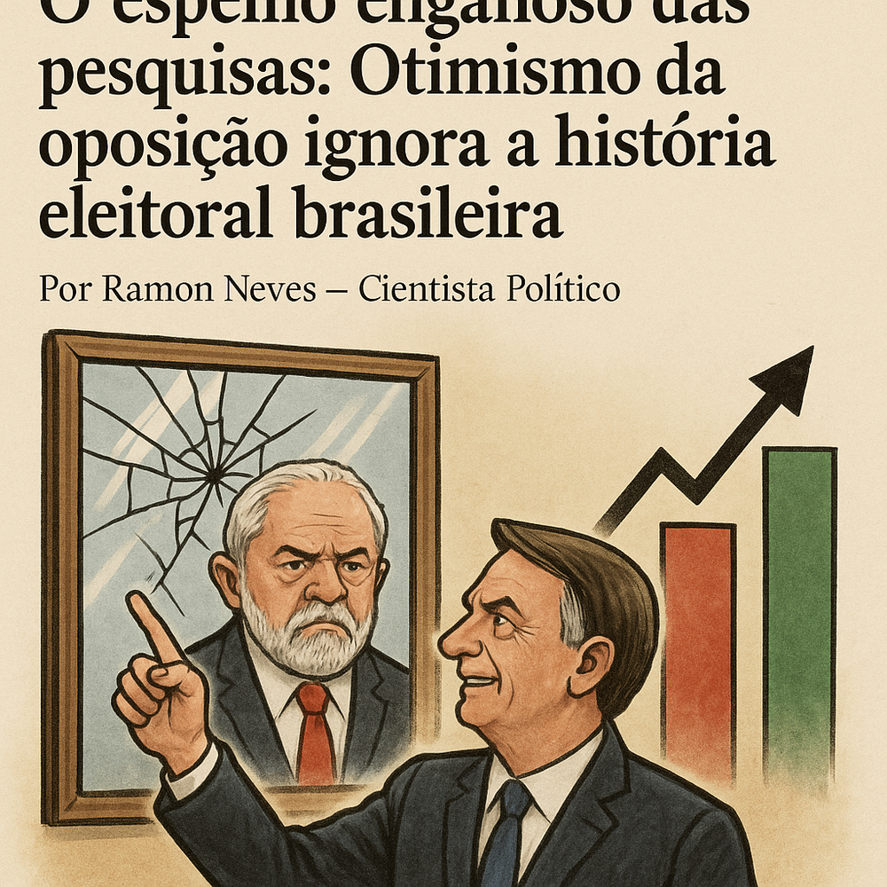 O espelho enganoso das pesquisas: Otimismo da oposição ignora a história eleitoral brasileira