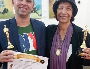 Autores Thiago Winner e Shirley Ferro foram premiados em São Paulo/SP