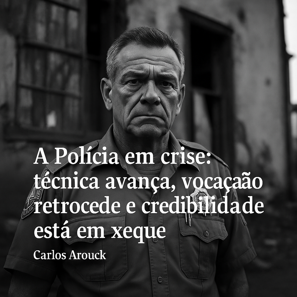 A Polícia em crise: Técnica avança, vocação retrocede e credibilidade está em xeque  