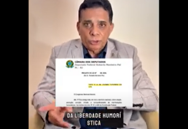 Rir é Crime? Projeto de Lei de Roberto Monteiro Pai livra Léo Lins da prisão e garante imunidade dos humoristas