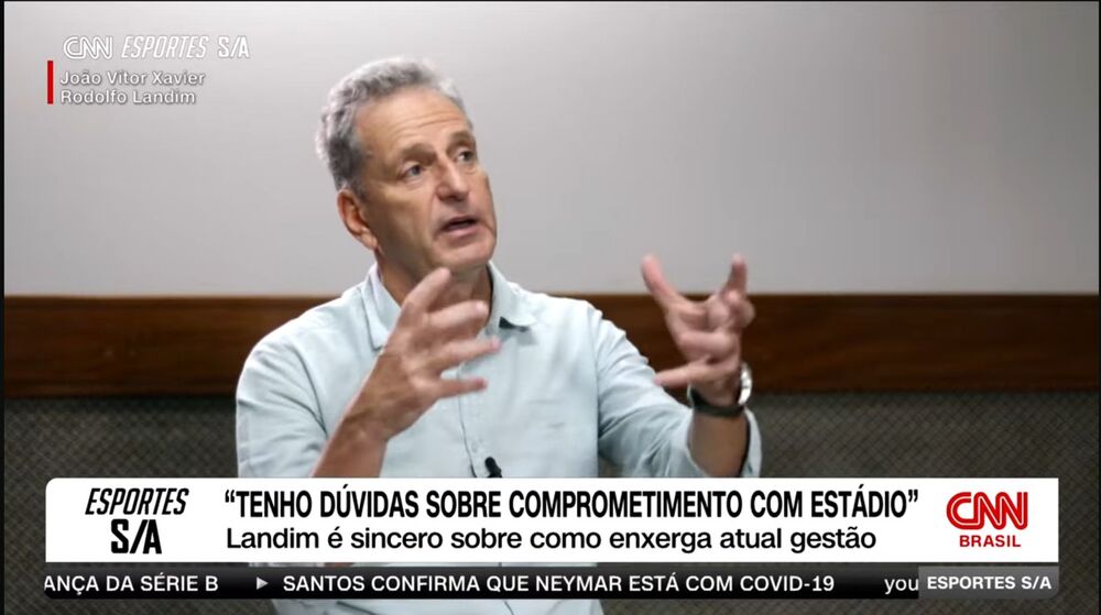 Landim revela: 'Estádio do Flamengo pode me fazer voltar à presidência'