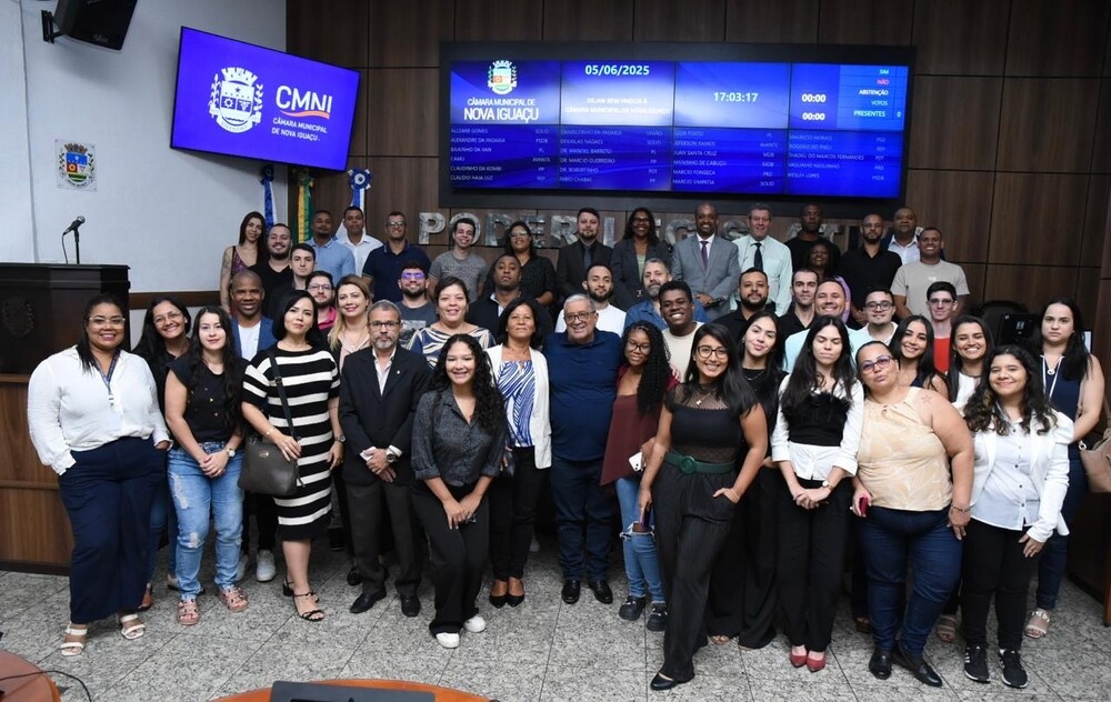 Direito em Ação: Alunos da Estácio vivem dia de vereador na Câmara de Nova Iguaçu