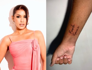 Nome de Priscila Senna é tatuado por cantor em ascensão e gesto comove a internet: “É mais que admiração, é gratidão”