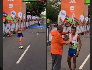 Brasileiros conquistam pódio de 2º e 3 º lugar na Maratona do Rio