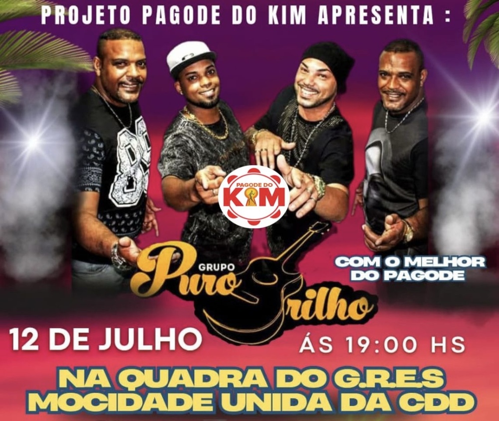 Olha o Pagode do Kim aí gente.