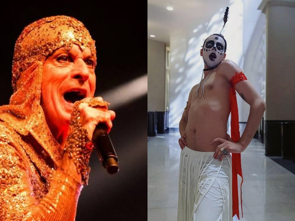 Cantor e influenciador causa alvoroço ao aparecer caracterizado em sessão de filme sobre Ney Matogrosso