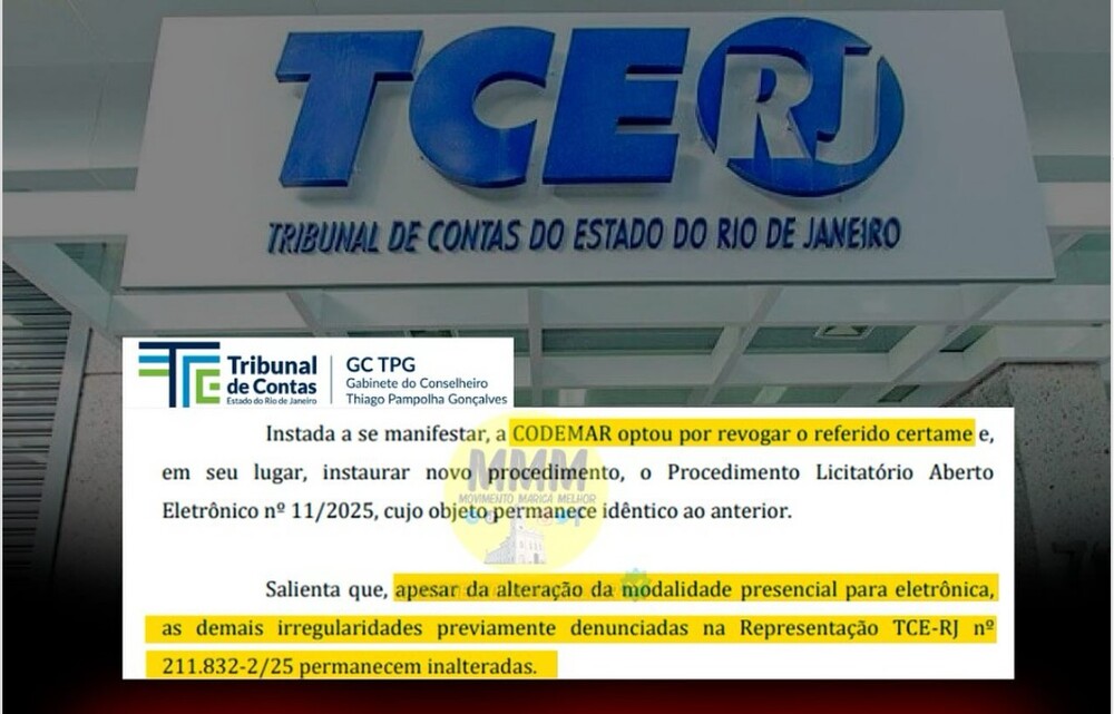 THIAGO PAMPOLHA DESVENDA A FARSA: Como a CODEMAR do Quaquá tenta burlar o TCE com Licitação Eletrônica Viciada