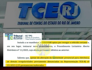 THIAGO PAMPOLHA DESVENDA A FARSA: Como a CODEMAR do Quaquá tenta burlar o TCE com Licitação Eletrônica Viciada