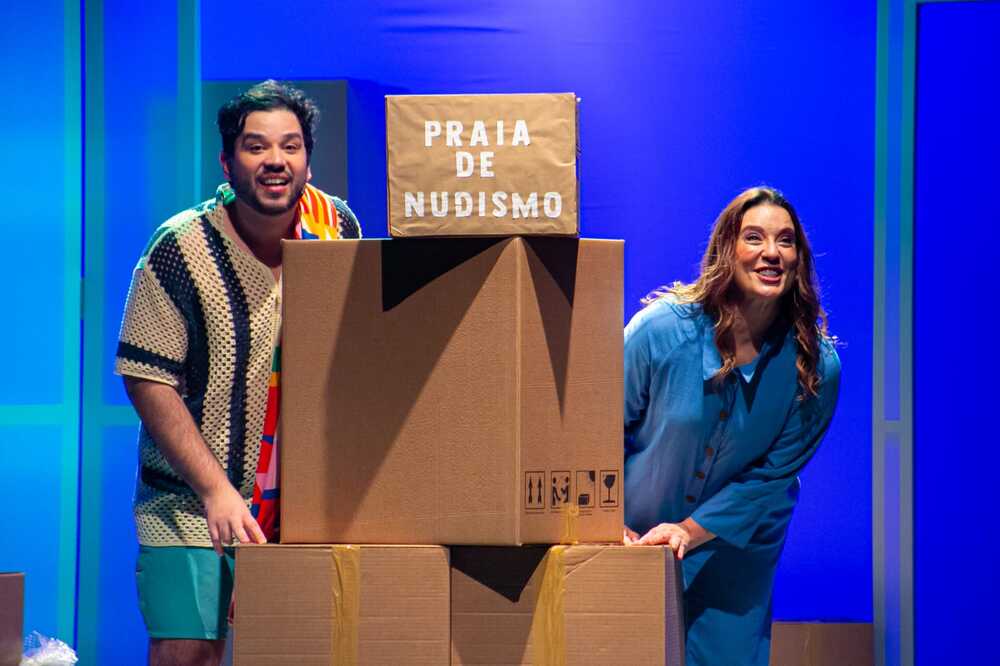 Detalhes de Nós Dois, neste sábado e domingo, no Teatro Multiplan